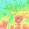 Keston topographic map, elevation, terrain