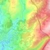 Ponte topographic map, elevation, terrain