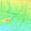 Padokan Lor topographic map, elevation, terrain