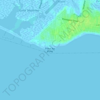 Point No Point topographic map, elevation, terrain