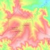 Coromandel topographic map, elevation, terrain