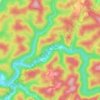 Swandale topographic map, elevation, terrain