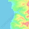Marina di Gutturu 'e Flumini topographic map, elevation, terrain
