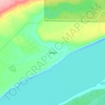 Тагара topographic map, elevation, terrain