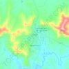 Clarens topographic map, elevation, terrain