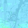 潍坊滨海区 topographic map, elevation, terrain