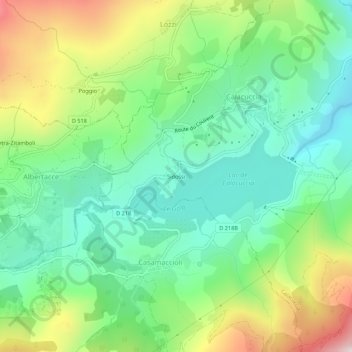 Sidossi topographic map, elevation, terrain