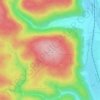 Wollenberg topographic map, elevation, terrain