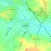 Baranów topographic map, elevation, terrain