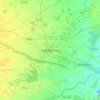 Kanchipuram topographic map, elevation, terrain