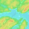 Smith Bay topographic map, elevation, terrain