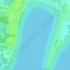 Baie de Venise topographic map, elevation, terrain
