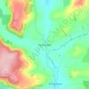 Pant-y-dŵr topographic map, elevation, terrain