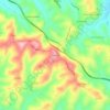 Novilara topographic map, elevation, terrain