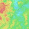 Ndangui topographic map, elevation, terrain