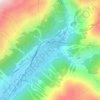 Oberwald topographic map, elevation, terrain