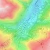 Blatten topographic map, elevation, terrain
