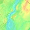 Слутка topographic map, elevation, terrain