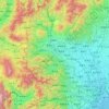 Kodama County topographic map, elevation, terrain