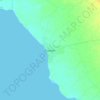 Paredón topographic map, elevation, terrain