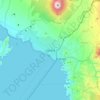 Goma topographic map, elevation, terrain