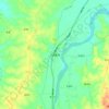 马堽集乡 topographic map, elevation, terrain