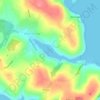 Mylor Creek topographic map, elevation, terrain