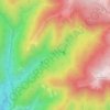 Радужный topographic map, elevation, terrain