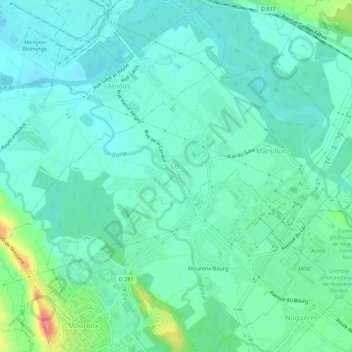 Os topographic map, elevation, terrain