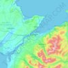 Bangor topographic map, elevation, terrain