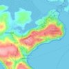 Maker topographic map, elevation, terrain