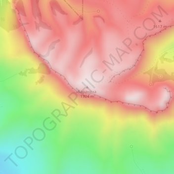 Баранаха topographic map, elevation, terrain