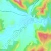 Pyengana topographic map, elevation, terrain