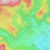 Zgornje Laze topographic map, elevation, terrain