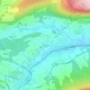 Chaindon topographic map, elevation, terrain