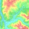 Sapeiros topographic map, elevation, terrain
