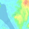 Tabarfane topographic map, elevation, terrain