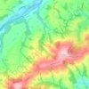 Haagen topographic map, elevation, terrain