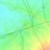Itarsi topographic map, elevation, terrain