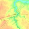 Bobryk topographic map, elevation, terrain