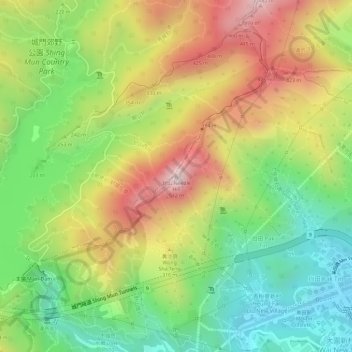 Needle Hill topographic map, elevation, terrain