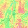 贵定县 topographic map, elevation, terrain