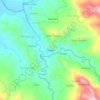 Simpin topographic map, elevation, terrain