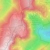 Trois Fours topographic map, elevation, terrain