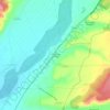 Sahechores de Rueda topographic map, elevation, terrain