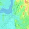 Conder Green topographic map, elevation, terrain