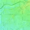 Kern City topographic map, elevation, terrain