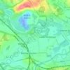Mickletown topographic map, elevation, terrain