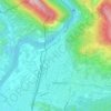 Solkan topographic map, elevation, terrain