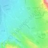 Evergreen topographic map, elevation, terrain